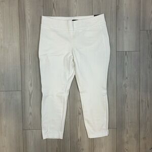 Express Off-White Ankle Pants